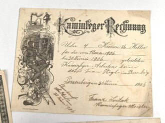 "Kaminfeger Rechnung" 8 Exemplare