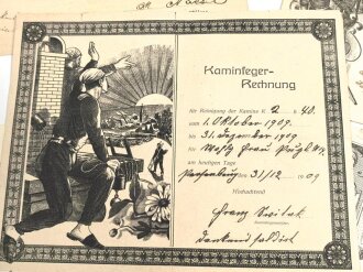 "Kaminfeger Rechnung" 8 Exemplare