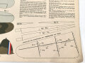 NSFK Baubogen Englischer Sturzbomber " Blackburn Skua II" Guter Zustand, Maße 49 x 70cm