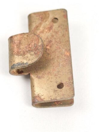 Eiserner Gegenhalt für einen Koppelriemen zum SA Koppelschloss schmale Ausführug. 33mm