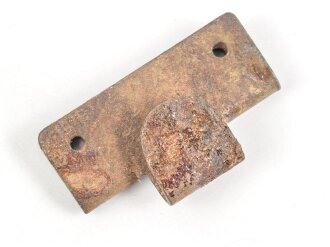 Eiserner Gegenhalt für einen Koppelriemen zum SA Koppelschloss schmale Ausführug. 33mm