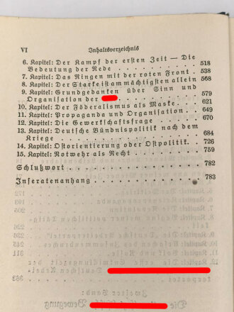 Adolf Hitler " Mein Kampf" blaue Ganzleinenausgabe in gutem Zustand