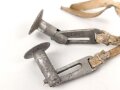 Paar Aluminiumbeschläge zu befestigen der Trageriemen am Tornister der Wehrmacht