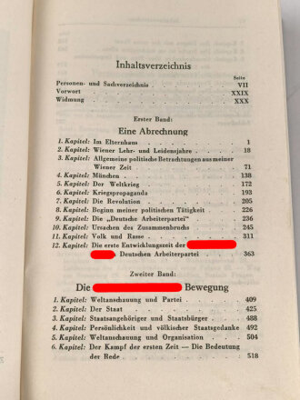 Adolf Hitler " Mein Kampf" blaue Ganzleinenausgabe