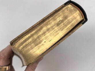 Adolf Hitler " Mein Kampf" Hochzeitsausgabe für ein Ehepaar aus Stuttgart, datiert 1940 mit Goldschnitt