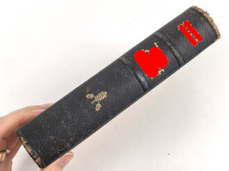 Adolf Hitler " Mein Kampf" Hochzeitsausgabe der Stadt München, datiert 1938 mit Goldschnitt