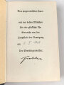 Adolf Hitler " Mein Kampf" Hochzeitsausgabe der Stadt München, datiert 1938 mit Goldschnitt