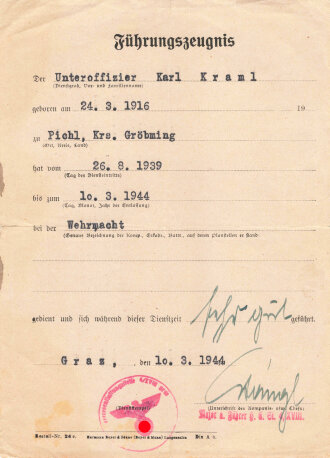 Gruppe Wehrpaß und Verleihungsurkunden eines Angehörigen im Infanterie Regiment 72