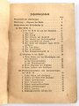 "Beschreibung, Handhabung und Bedienung des M.G. 34 als leichtes M.G., schweres M.G. und in der Fliegerabwehr Teil 1 und 2" datiert 1939, 96 Seiten, DIN A6, Wasserschaden
