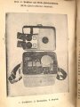 "Beschreibung, Handhabung und Bedienung des M.G. 34 als leichtes M.G., schweres M.G. und in der Fliegerabwehr Teil 1 und 2" datiert 1939, 96 Seiten, DIN A6, Wasserschaden