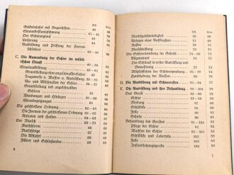 H. Dv. 374/2. "Ausbildungsvorschrift für die Gebirgstruppen" Heft 2 Der militärische Schilauf" datiert 1938, 85 Seiten, DIN A6