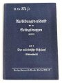 H. Dv. 374/2. "Ausbildungsvorschrift für die Gebirgstruppen" Heft 2 Der militärische Schilauf" datiert 1938, 85 Seiten, DIN A6
