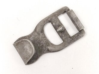 Leichtmetall Beschlag für ein Koppeltragegestell der Luftwaffe, Originallack