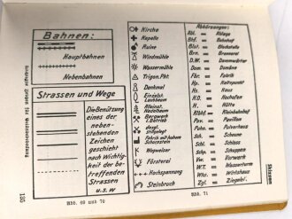 "Soldatenlexikon - Ein Merkbuch für den Infanteriedienst" eines Oberleutnant aus Innsbruck mit desen Unterschrift, 184 Seiten, DIN A6, gebraucht