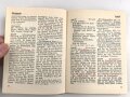 "Soldatenlexikon - Ein Merkbuch für den Infanteriedienst" eines Oberleutnant aus Innsbruck mit desen Unterschrift, 184 Seiten, DIN A6, gebraucht