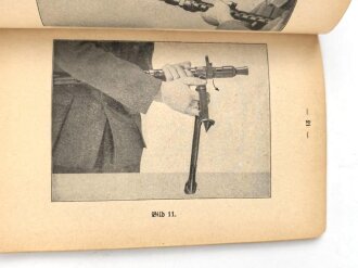 D. 127/1 "Anleitung für die Bedienung und Verwendung des M.G. 3,4 Teil 1" datiert 1936, 102 Seiten, DIN A6, gebraucht