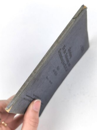 D. 127/1 "Anleitung für die Bedienung und Verwendung des M.G. 3,4 Teil 1" datiert 1936, 102 Seiten, DIN A6, gebraucht