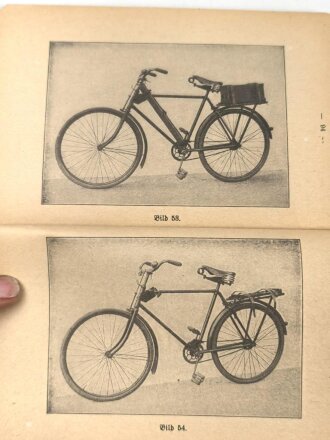 D. 127/1 "Anleitung für die Bedienung und Verwendung des M.G. 3,4 Teil 1" datiert 1936, 102 Seiten, DIN A6, gebraucht