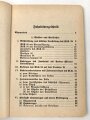 D. 127/1 "Anleitung für die Bedienung und Verwendung des M.G. 3,4 Teil 1" datiert 1936, 102 Seiten, DIN A6, gebraucht