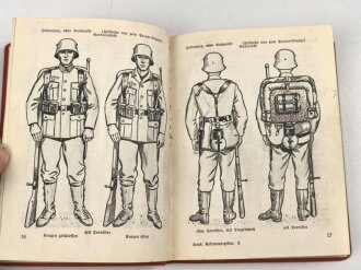 "Rekrutenlexikon - Ein Merkbuch für den Infanteriedienst"  datiert 1935, 157 Seiten, DIN A6, gebraucht