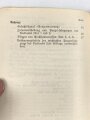 D. 87 "Richtlinine für die Panzerabwehr aller Waffen" datiert 1936, 57 Seiten, DIN A6