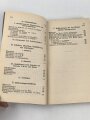 H. Dv. 240 "Schießvorschrift für die Gewehr (Karabiner), leichtes Maschinengewehr, Pistole usw" datiert 1937, 162 Seiten, DIN A6