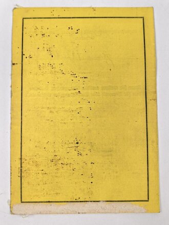 Militär-Fahrlehrerschein eines Stabsfeldwebel beim Feldgendarmerietrupp 157, datiert 1942