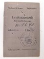 Österreich 1945, Lenkerausweis für Kraftfahrzeuge, datiert 1945, Deutsch / Englisch / Russisch