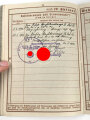 Wehrpaß Heer, eingestellt am 15.21940 bei " Sanitäts Ersatz Abteilung 9 Kassel"