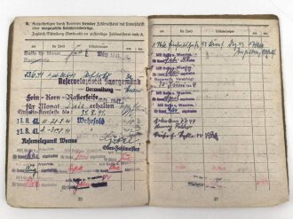 Soldbuch Heer, ausgestellt 27.1.1941 bei Bau Ersatz Btl. 12 Worms.