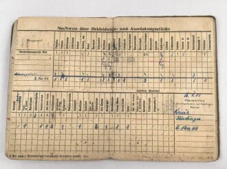 Soldbuch Heer, ausgestellt 27.1.1941 bei Bau Ersatz Btl. 12 Worms.