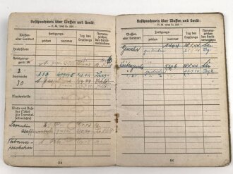 Soldbuch Heer, ausgestellt 27.1.1941 bei Bau Ersatz Btl. 12 Worms.
