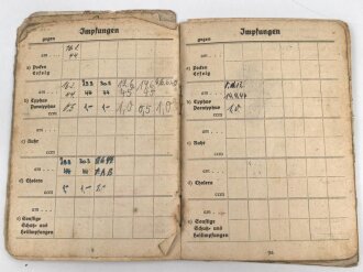 Soldbuch Heer, ausgestellt 24.2.1943 bei Eisenbahn Panzerzug