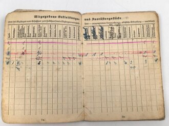 Soldbuch Heer, ausgestellt 24.2.1943 bei Eisenbahn Panzerzug