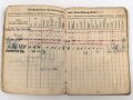 Soldbuch Heer, ausgestellt 24.2.1943 bei Eisenbahn Panzerzug