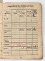 Soldbuch Heer, ausgestellt 24.2.1943 bei Eisenbahn Panzerzug