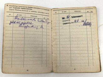 Soldbuch ausgestellt 7.9.1939 bei Nachrichten Ersatz Abteilung 8