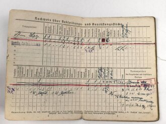 Soldbuch ausgestellt 7.9.1939 bei Nachrichten Ersatz Abteilung 8