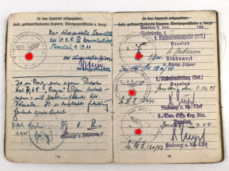 Soldbuch ausgestellt 7.9.1939 bei Nachrichten Ersatz Abteilung 8