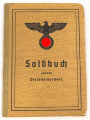 Soldbuch Heer, Ersatzanfertigung, ausgestellt 25.1.1945 bei Stabkompanie Panzer Abteilung 212