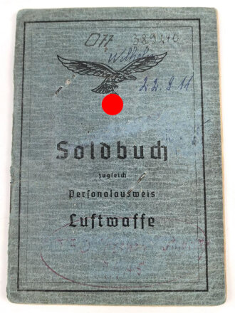 Fallschirmjäger Soldbuch ,  ausgestellt 4.11.1941...