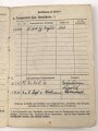 Fallschirmjäger Soldbuch ,  ausgestellt 4.11.1941 bei Fliegerhorstkommandantur LPA Amsterdam und Bentheim.