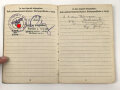 Fallschirmjäger Soldbuch ,  ausgestellt 4.11.1941 bei Fliegerhorstkommandantur LPA Amsterdam und Bentheim.