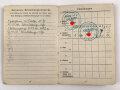 Fallschirmjäger Soldbuch ,  ausgestellt 4.11.1941 bei Fliegerhorstkommandantur LPA Amsterdam und Bentheim.