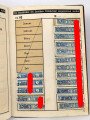 Deutsche Arbeitsfront Mitgliedsbuch eines Angehörigen des Gaus Württbg.-Hohenz., Stuttgart, datiert 1940
