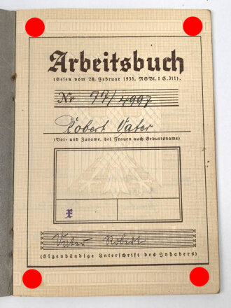 Arbeitsbuch für eines Schlossers , unter anderem...