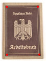 Arbeitsbuch für eines Schlossers , unter anderem tätig bei Deutsche Waffen- und Munitionsfabriken AG, Werk Lübeck