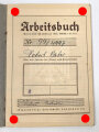 Arbeitsbuch für eines Schlossers , unter anderem tätig bei Deutsche Waffen- und Munitionsfabriken AG, Werk Lübeck