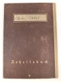 Arbeitsbuch für eines Schlossers , unter anderem tätig bei Deutsche Waffen- und Munitionsfabriken AG, Werk Lübeck
