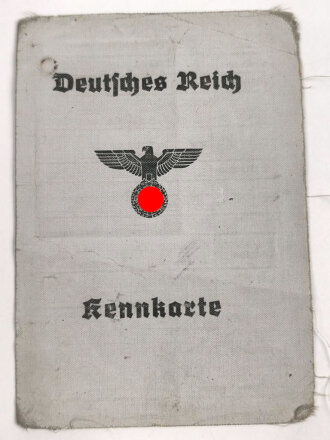 Deutsches Reich, Kennkarte eines Mannes aus Brünn,...